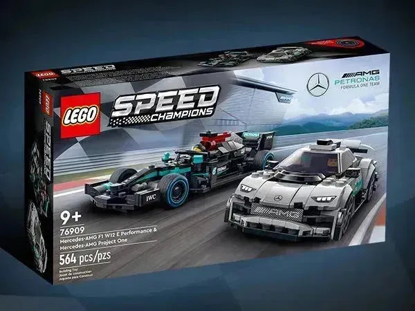 LEGO The Mercedes-AMG Formula 1 W12 E Performance & Mercedes-AMG Project One 76909 Speedchampions