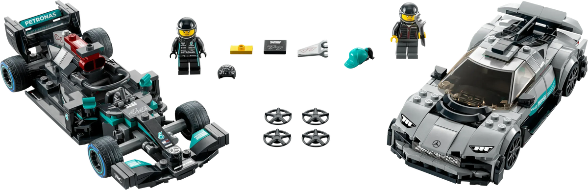 LEGO The Mercedes-AMG Formula 1 W12 E Performance & Mercedes-AMG Project One 76909 Speedchampions