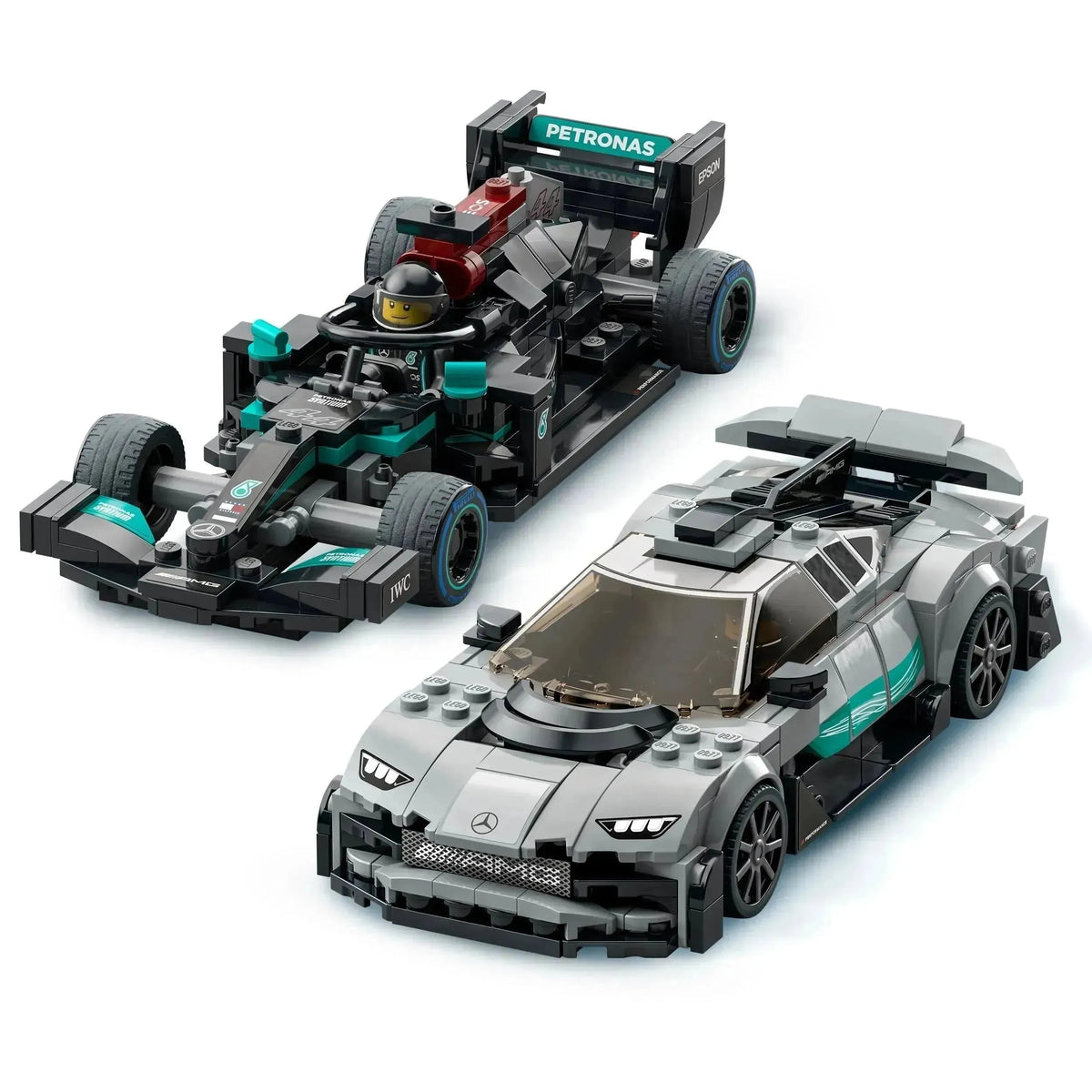 LEGO The Mercedes-AMG Formula 1 W12 E Performance & Mercedes-AMG Project One 76909 Speedchampions