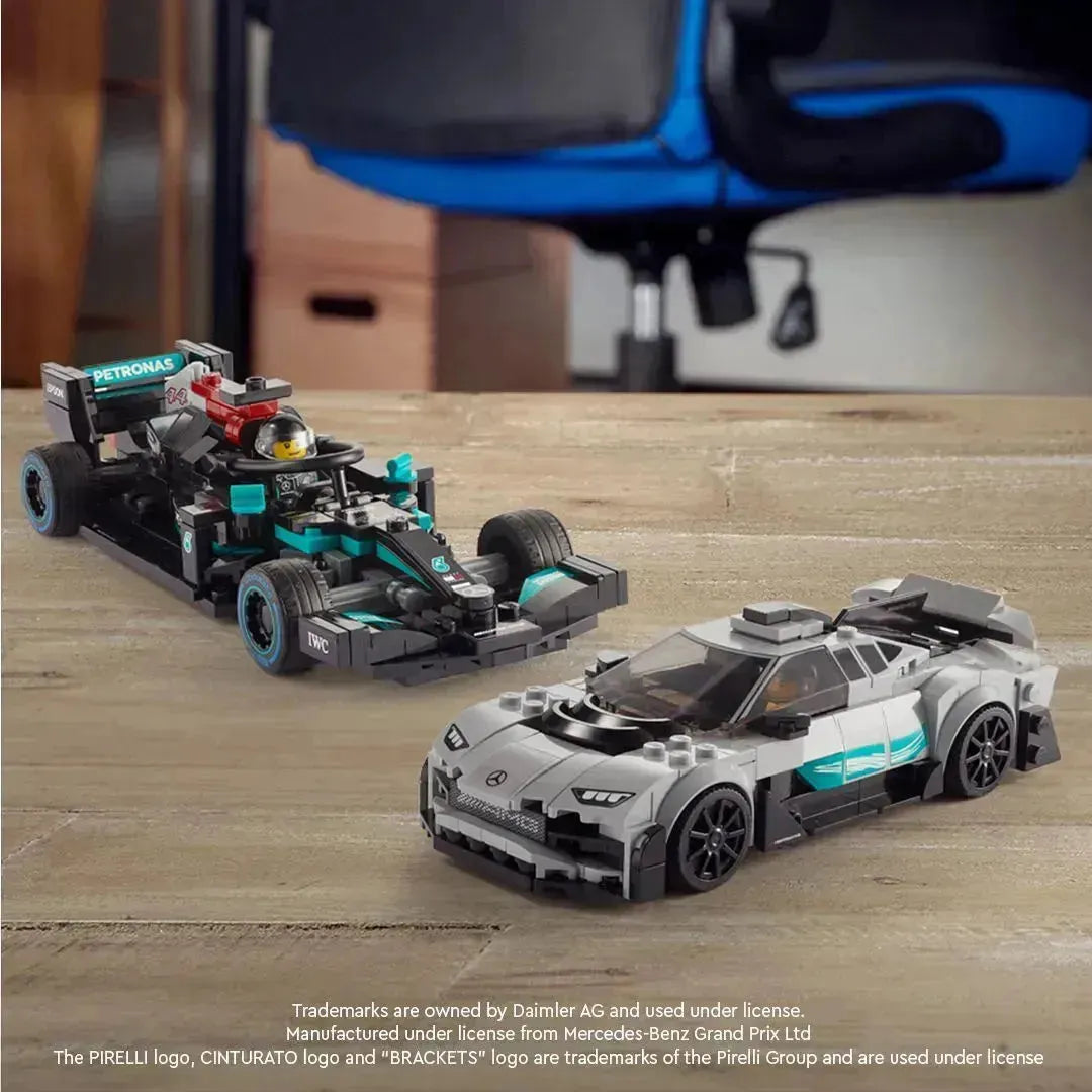 LEGO The Mercedes-AMG Formula 1 W12 E Performance & Mercedes-AMG Project One 76909 Speedchampions