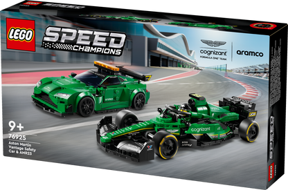 LEGO Aston Martin safety car and AMR23 76925 Speed Champions