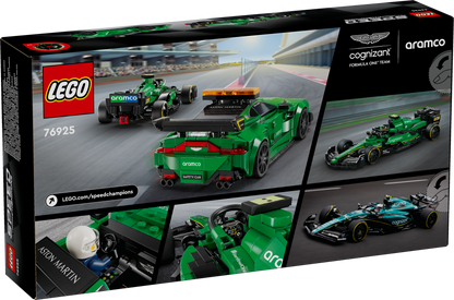 LEGO Aston Martin safety car and AMR23 76925 Speed Champions