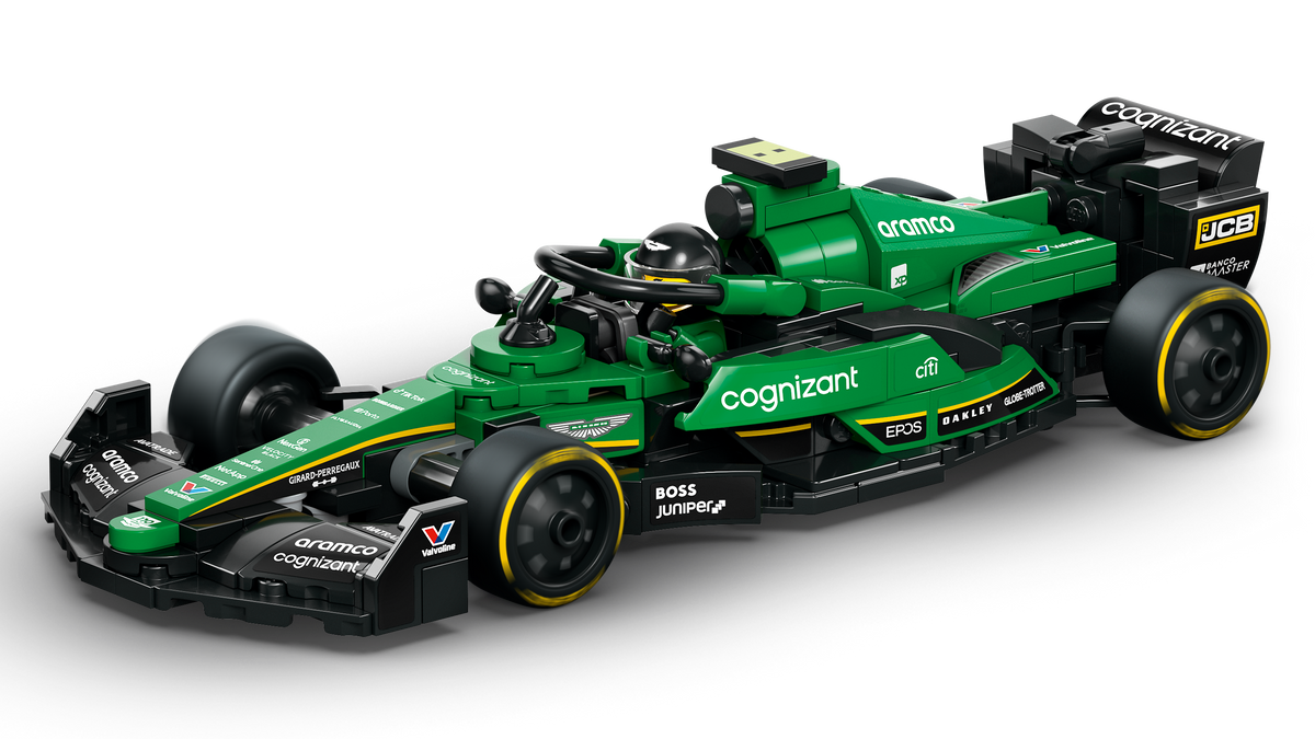 LEGO Aston Martin safety car and AMR23 76925 Speed Champions