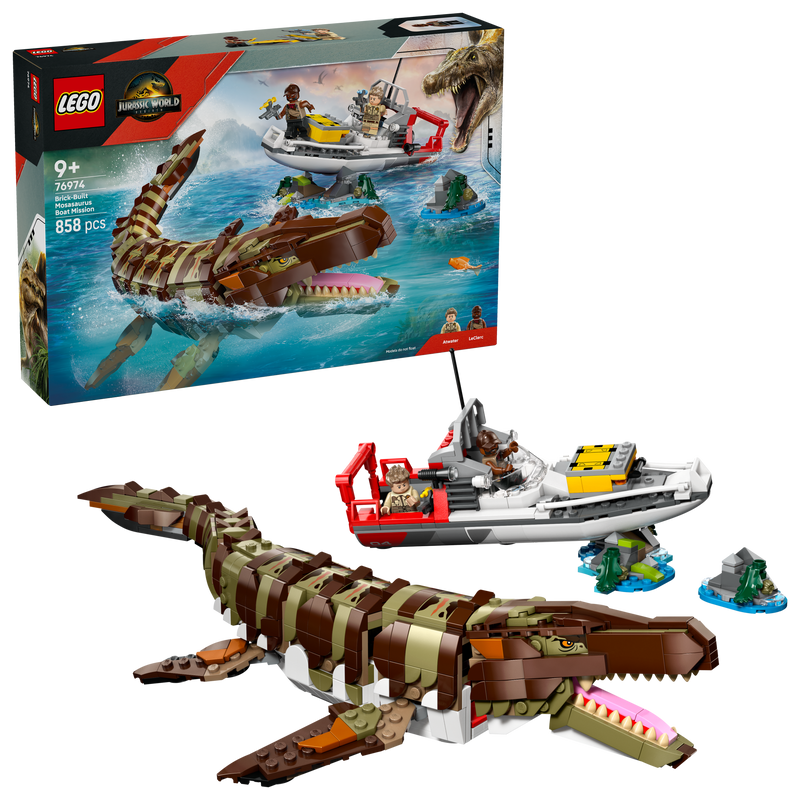 LEGO Buildable Mosasaurus Boat Mission 76974 Jurassic World