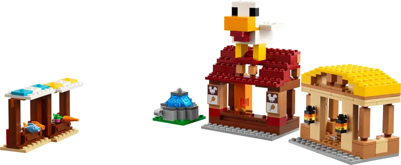 LEGO The Ghast Balloon Village Attack 21273 Minecraft