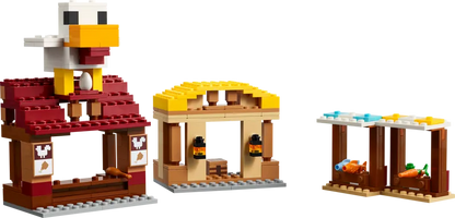 LEGO The Ghast Balloon Village Attack 21273 Minecraft