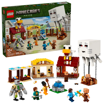 LEGO The Ghast Balloon Village Attack 21273 Minecraft