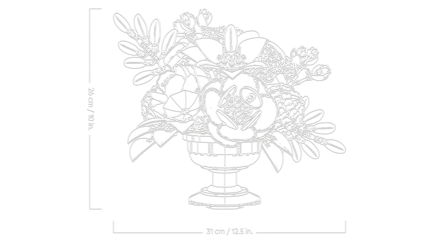 LEGO Flower Arrangement 10345 Botanical Collection