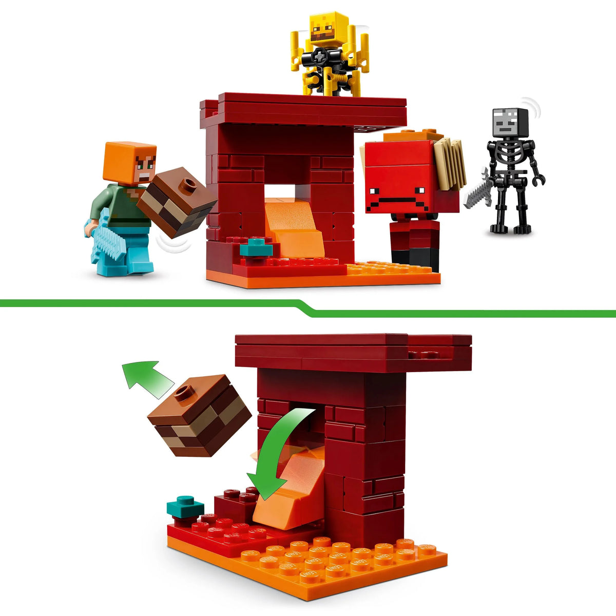 LEGO The Nether Lava Battle 21266 Ninjago