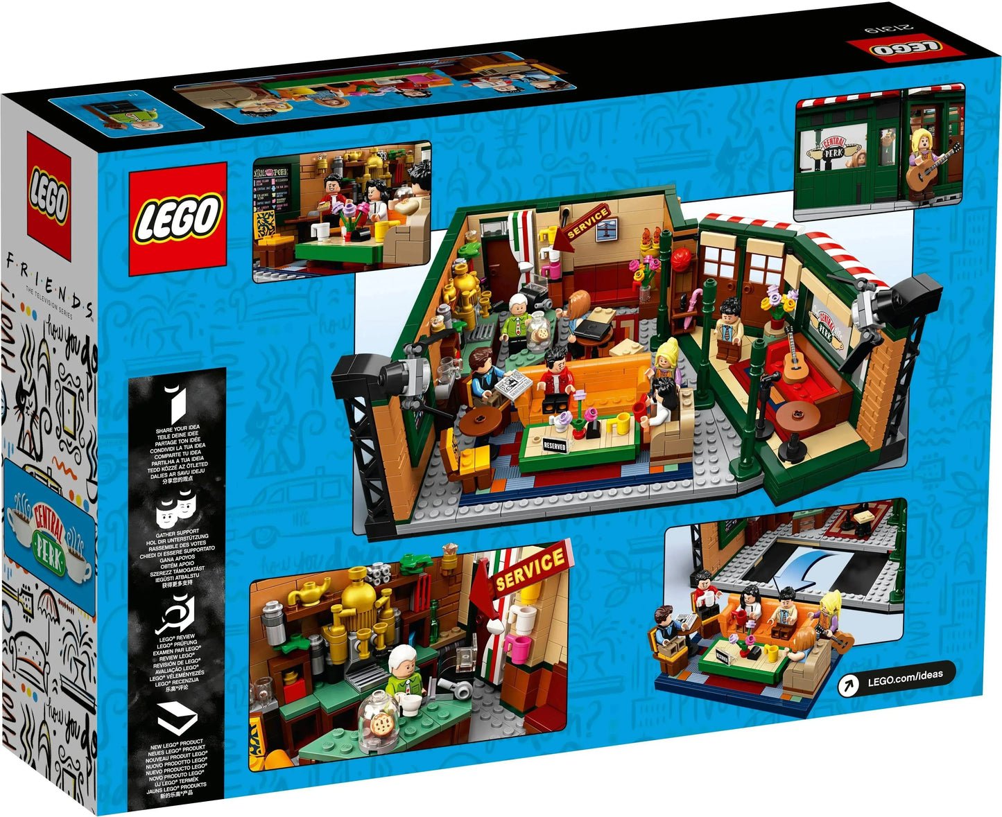 LEGO Friends Central Perk, het cafe van de serie Friends 21319 Ideas