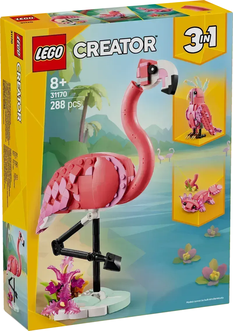 LEGO Wild Animals Pink Flamingo 31170 Creator (Pre-Order: March 2025)