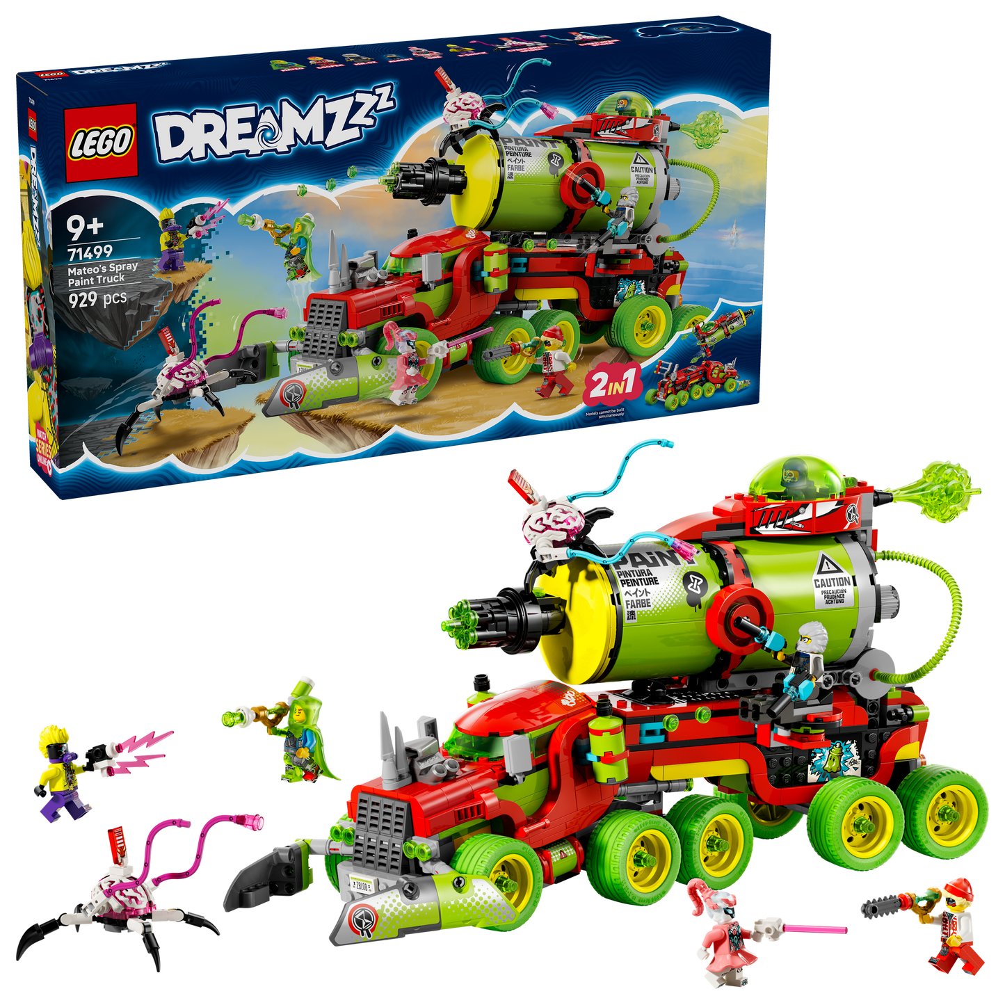 LEGO Mateo's spuitbustruck 71499 Dreamzzz