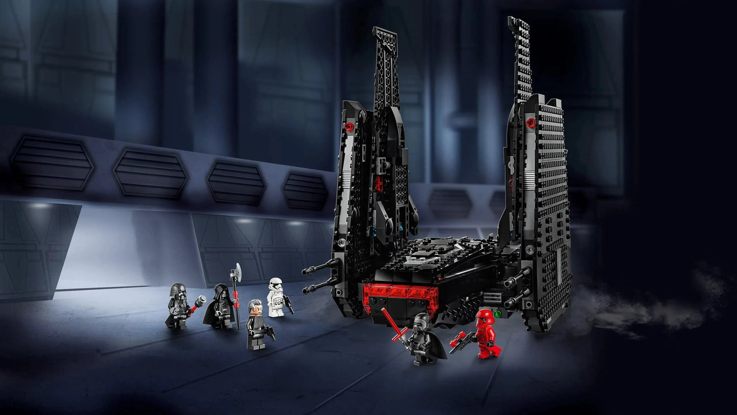 LEGO Kylo Ren's shuttle inclusief Kylo Ren, Pryde, Sith, Troopers en Knights 75256 StarWars