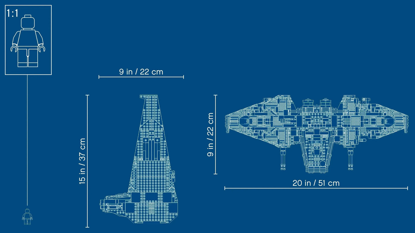 LEGO Kylo Ren's shuttle inclusief Kylo Ren, Pryde, Sith, Troopers en Knights 75256 StarWars