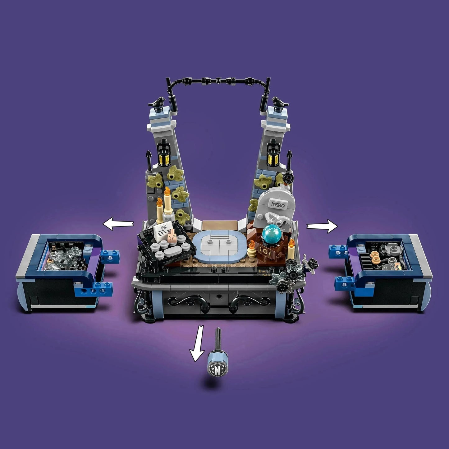 LEGO Wednesday Addams figuur 76780 Wednesday