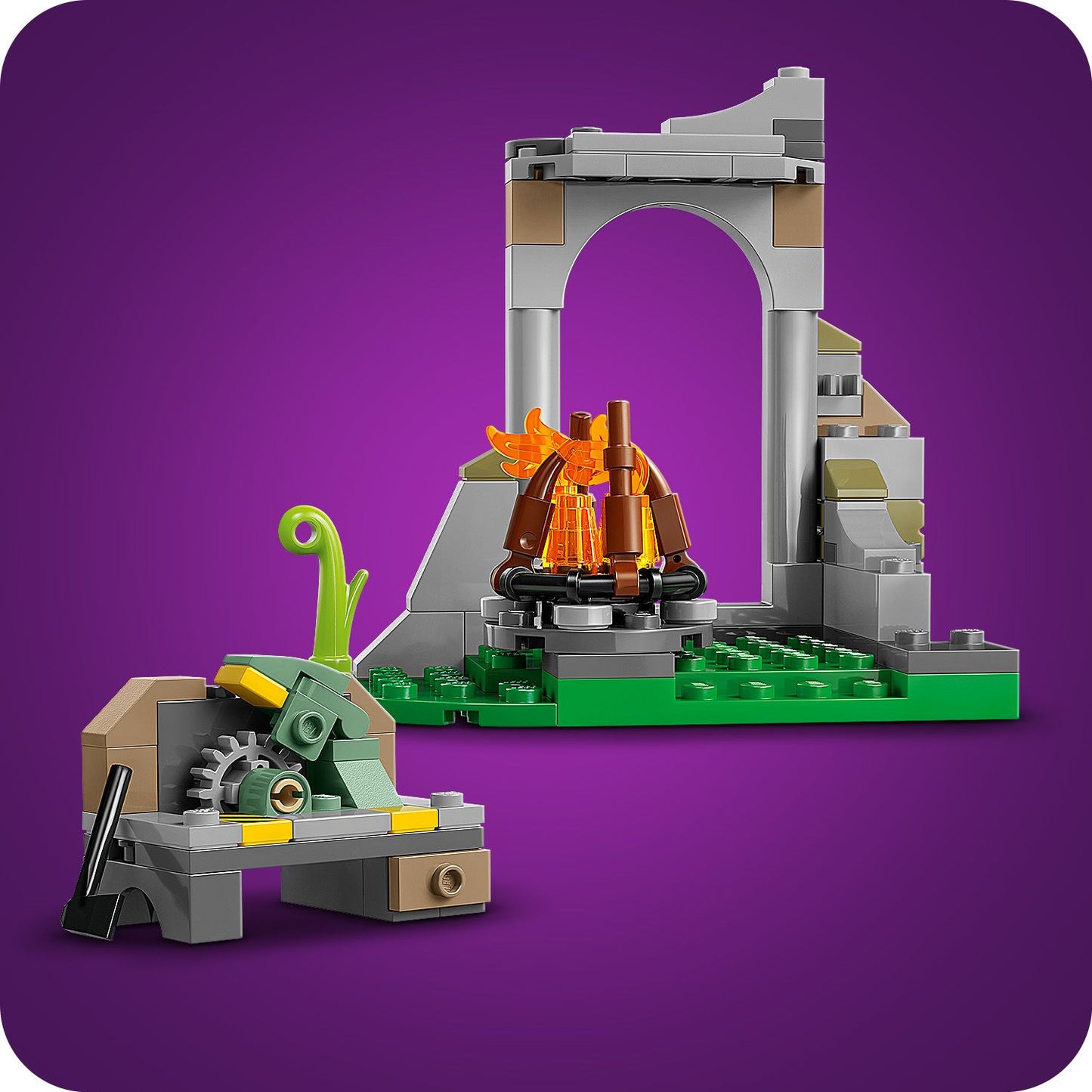 LEGO Peely en Sparkplugs kamp 77075 Fortnite