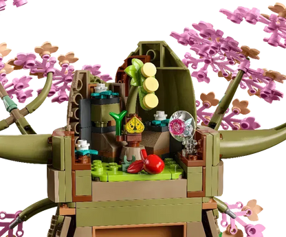 LEGO 77092 Zelda &amp; Great Deku Tree 2-in-1

Dive into the world of Hyrule with the LEGO® 77092 Zelda: The Great Deku Tree 2-in-1!

This unique set is a must-have for fans of The Legend of Zelda™. Build the iconic Great Deku Tree, home of the wise Great Deku Tree. Marvel at the details, such as the leafy crown, friendly face and secret Kokiri village in the trunk.