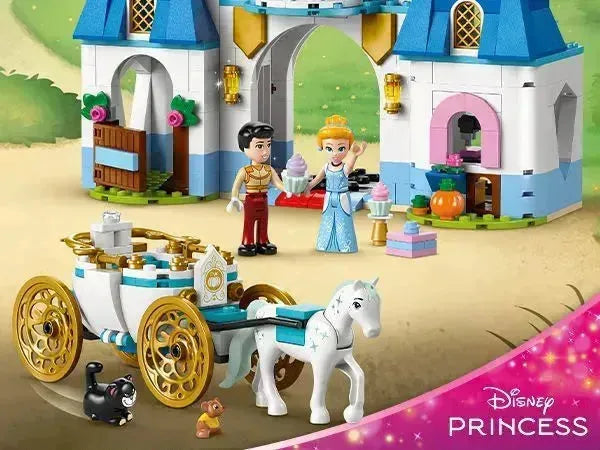 LEGO Assepoesters kasteel en paardenkoets 43275 Disney