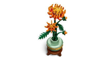 Bouw een prachtige LEGO® Chrysant (10368) met deze botanische set!