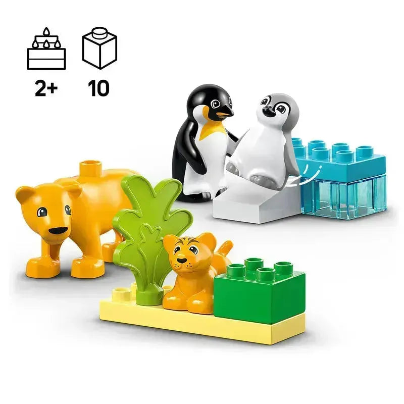 LEGO Wild Animal Families Penguins Lions 10442 DUPLO