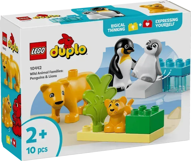 LEGO Wild Animal Families Penguins Lions 10442 DUPLO