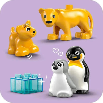 LEGO Wild Animal Families Penguins Lions 10442 DUPLO