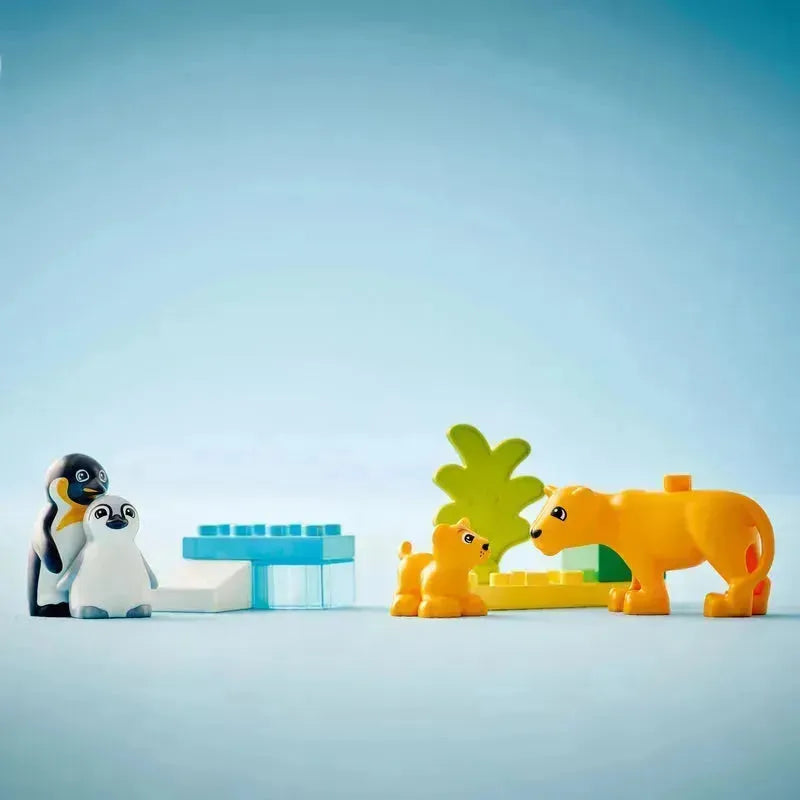 LEGO Wild Animal Families Penguins Lions 10442 DUPLO