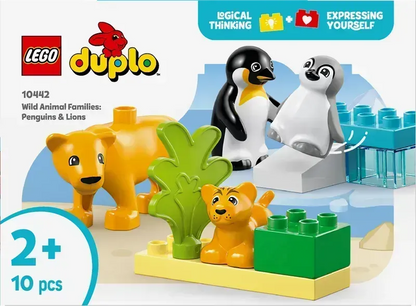 LEGO Wild Animal Families Penguins Lions 10442 DUPLO