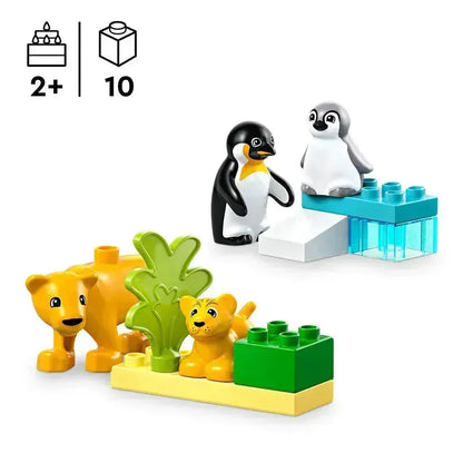 LEGO Wild Animal Families Penguins Lions 10442 DUPLO