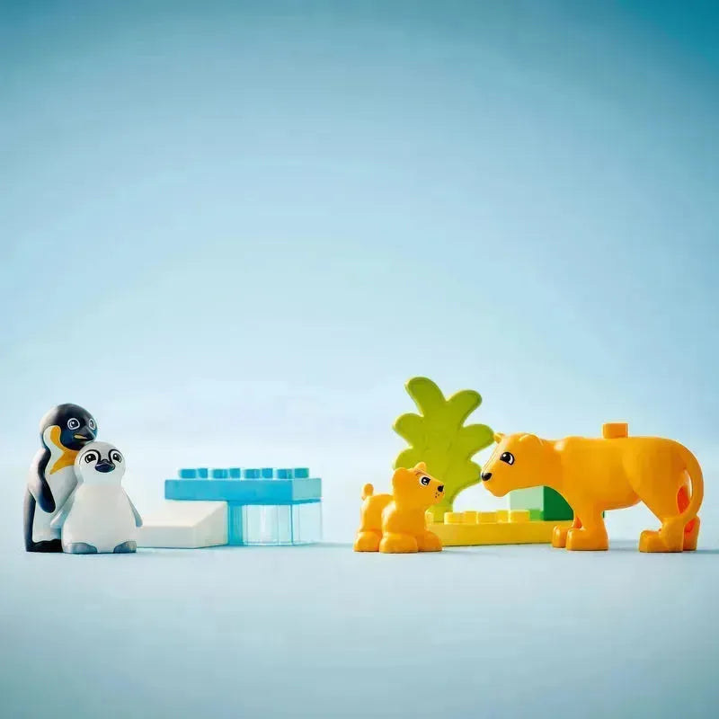 LEGO Wild Animal Families Penguins Lions 10442 DUPLO