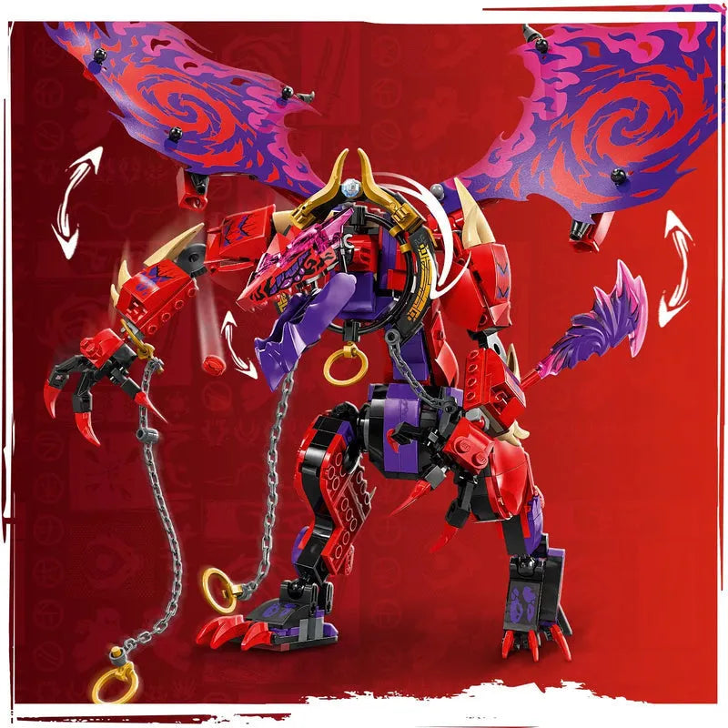 LEGO Bliksemtand Draak van Chaos 71832 Ninjago