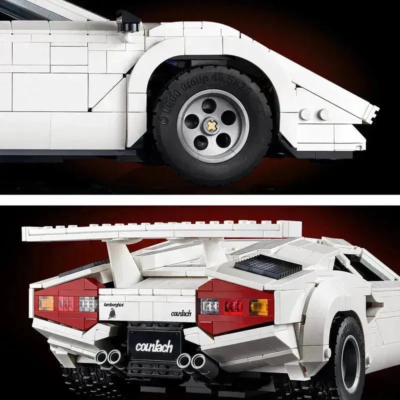 LEGO Lamborghini Countach 5000 Quattrovalvole (white) 10337 Icons