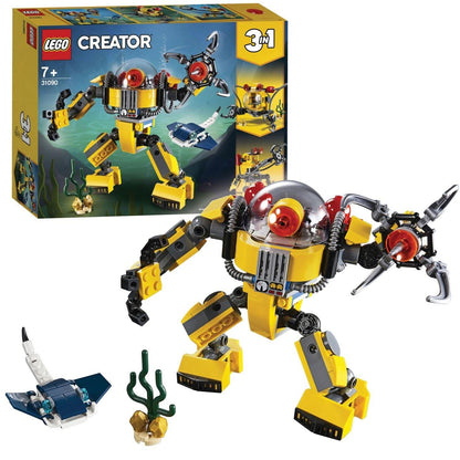 LEGO Onderwater robot 31090 Creator 3-in-1 LEGO CREATOR @ 2TTOYS LEGO €. 19.99