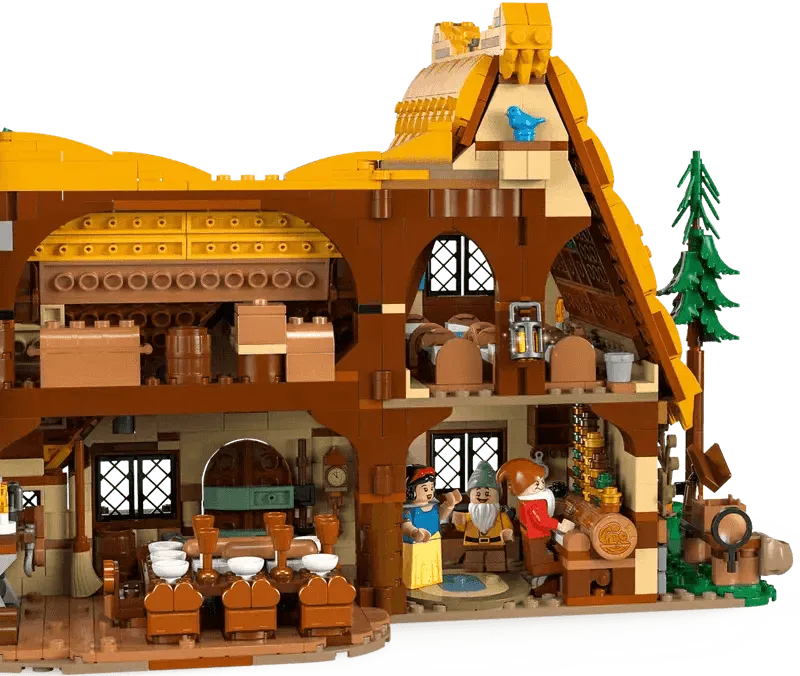 LEGO Snow White and the Seven Dwarfs' Cottage 43242 Disney LEGO DISNEY @ 2TTOYS | Official LEGO shop😊🥰 LEGO €. 219.99