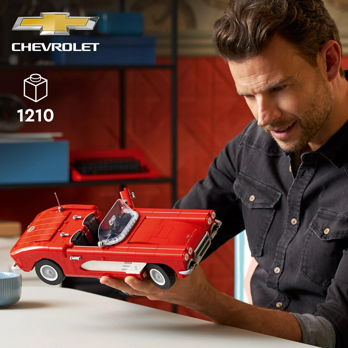 LEGO Classic Corvette 10321 Icons LEGO ICONS @ 2TTOYS | Official LEGO shop😊🥰 LEGO €. 149.99