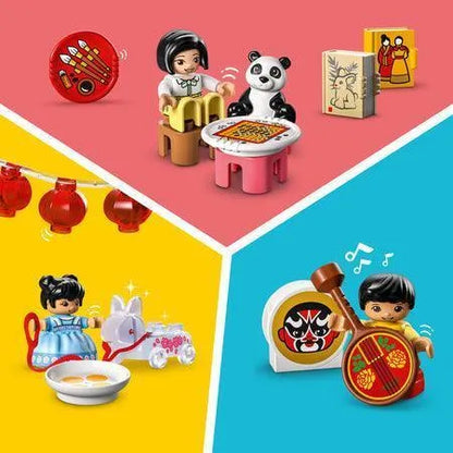 LEGO Learn About Chinese Culture 10411 DUPLO @ 2TTOYS | Official LEGO shop😊🥰 LEGO €. 79.99