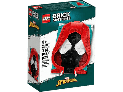 LEGO Miles Morales afbeelding 40536 Spiderman Bricksketches LEGO BRICKHEADZ @ 2TTOYS LEGO €. 16.99