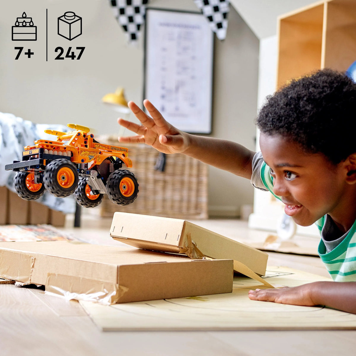 LEGO Monster Jam Truck El Toro Loco Orange 42135 Technic LEGO TECHNIC @ 2TTOYS | Official LEGO shop😊🥰 LEGO €. 16.99