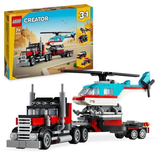 LEGO Vrachtwagen met helikopter 31146 Creator 3 in 1 LEGO CREATOR 3 IN 1 @ 2TTOYS LEGO €. 16.49